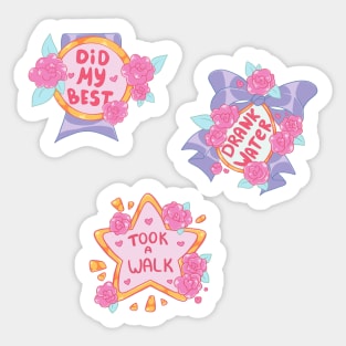 Self care stickers Sticker